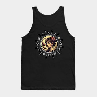 ZODIAC Scorpio - Astrological SCORPIO - SCORPIO - ZODIAC sign - Van Gogh style - 11 Tank Top